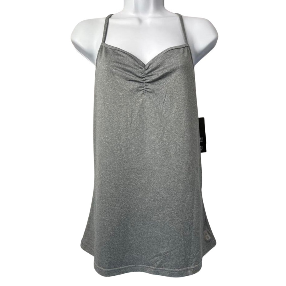 NWT RCTIV Activewear Women's Grey Athletic Tank Top Sz Large